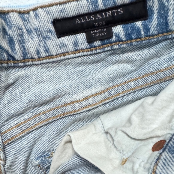 ALLSAINTS Jeans Cotton Shorts W26 - Picture 4 of 8
